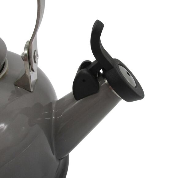 Le Creuset Classic Whistling Tea Kettle Flint Gray New In Box 1.6L / 1.70Qt - Picture 3 of 7